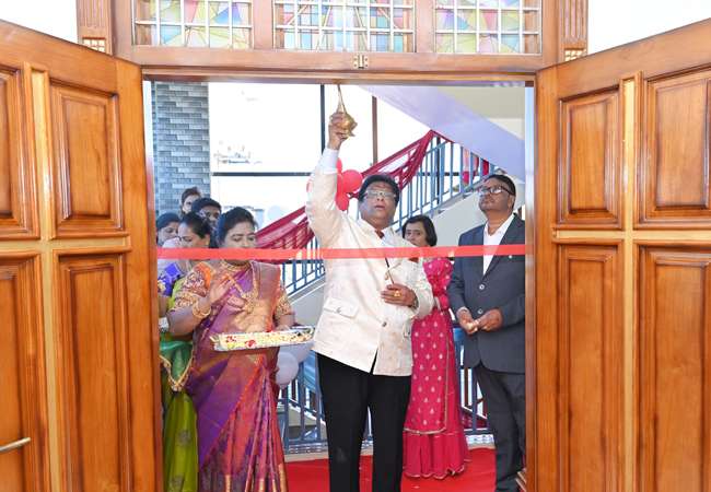 Bro Andrew Richard, Family along with the well-wishers of Grace Ministry inaugurated the Mega Prayer Centre / Church of Grace Ministry at Budigere in Bangalore, Karnataka with grandeur on Sunday, Jan 15th, 2023.  Bro Andrew Richard, Family along with the well-wishers of Grace Ministry inaugurated the Mega Prayer Centre / Church of Grace Ministry at Budigere in Bangalore, Karnataka with grandeur on Sunday, Jan 15th, 2023.